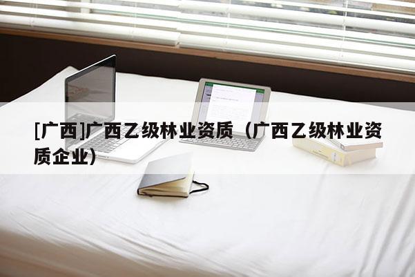 [广西]广西乙级林业资质（广西乙级林业资质企业）