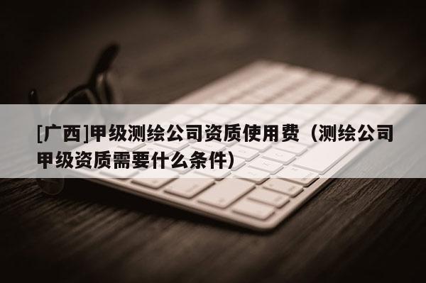 [广西]甲级测绘公司资质使用费（测绘公司甲级资质需要什么条件）