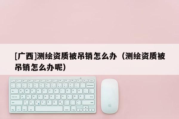 [广西]测绘资质被吊销怎么办（测绘资质被吊销怎么办呢）