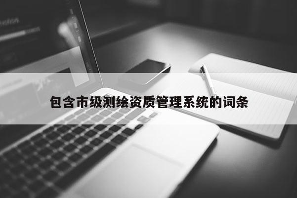 包含市级测绘资质管理系统的词条