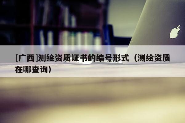 [广西]测绘资质证书的编号形式（测绘资质在哪查询）