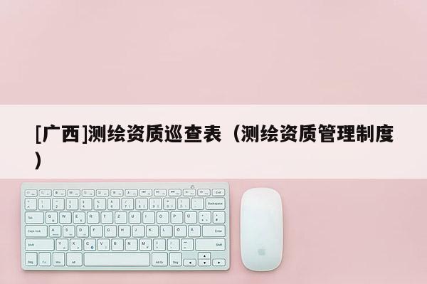 [广西]测绘资质巡查表（测绘资质管理制度）