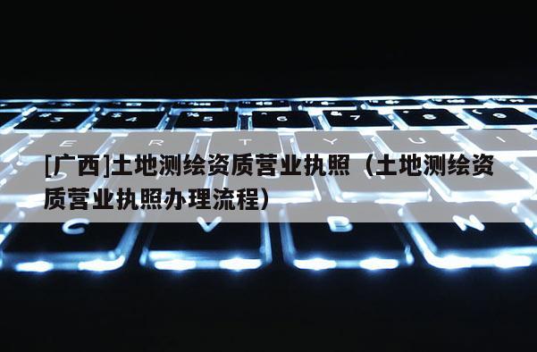 [广西]土地测绘资质营业执照（土地测绘资质营业执照办理流程）