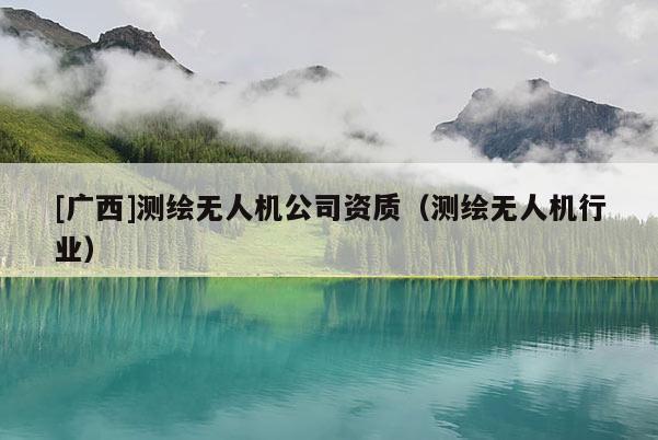 [广西]测绘无人机公司资质（测绘无人机行业）