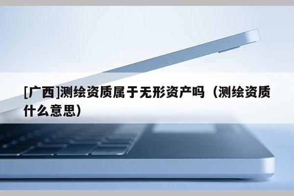[广西]测绘资质属于无形资产吗（测绘资质什么意思）