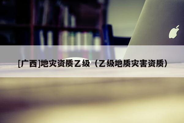 [广西]地灾资质乙级（乙级地质灾害资质）