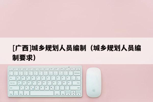 [广西]城乡规划人员编制（城乡规划人员编制要求）