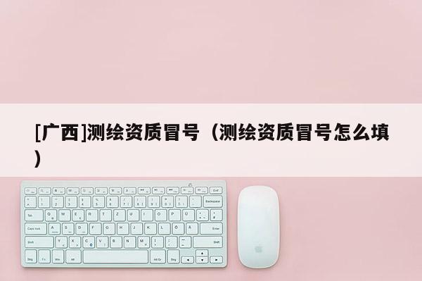 [广西]测绘资质冒号（测绘资质冒号怎么填）