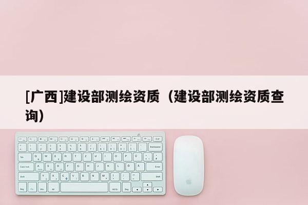 [广西]建设部测绘资质（建设部测绘资质查询）