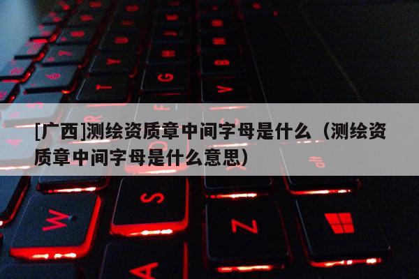 [广西]测绘资质章中间字母是什么（测绘资质章中间字母是什么意思）