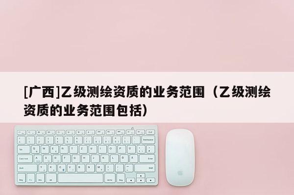 [广西]乙级测绘资质的业务范围（乙级测绘资质的业务范围包括）