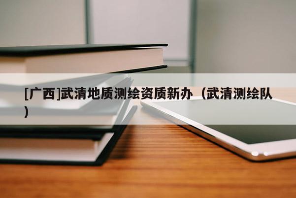 [广西]武清地质测绘资质新办（武清测绘队）