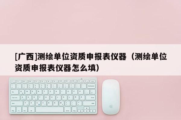 [广西]测绘单位资质申报表仪器（测绘单位资质申报表仪器怎么填）