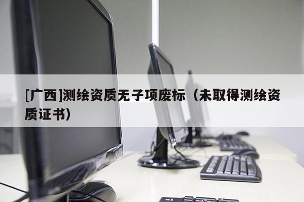[广西]测绘资质无子项废标（未取得测绘资质证书）