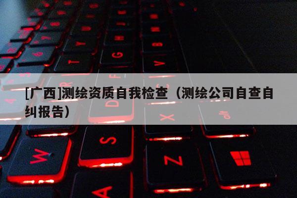 [广西]测绘资质自我检查（测绘公司自查自纠报告）